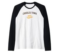 Équipement Charles Town West Virginia WV Athletic Mountain State Manche Raglan