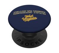 Équipement Charles Town West Virginia WV Athletic Mountain State PopSockets PopGrip Adhésif