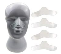 Équipement CPAP, pavé nasal de 5pcs pour masque CPAP Gel Silicone SAFE Soft Nes Tavles Réduisez les tampons de nez de marques rouges pour Face Guard