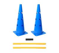 Équipement d'agilité pour chien,Cônes robustes d'entraînement | Kit de haies et cônes d'entraînement à l'agilité | pour petits, moyens, grands chiens et chiots, en intérieur, extérieur, jardin,