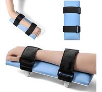 Équipement d'assistance à la rééducation du bras, skateboard de rééducation de l'épaule sur bureau avec roues pivotantes à 360°, skateboard for bras destiné aux patients hémiplégiques(Blue)