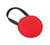 Équipement de Boule de Traction pour Chien, Oreiller de Morsure Durable de Taille Moyenne et Petite pour Entraînement Interactif avec Poignée de 15cm (Rouge)
