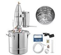 Equipement de distillateur d'eau Chaudière à vin Kit de fabrication de vin 220v 50L Inox