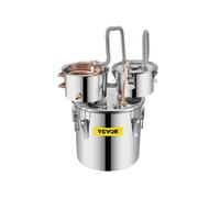 Equipement de Distillation d'Alcool Vin d'Eau Distillateur Inox 11,4 L