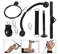 Equipement de fitness DIY,Equipement d'exercice à domicile,Equipement de musculation des bras,Système de poulie de corde d'entraînement,Jeu de goupilles de chargement,Appareil de fitness