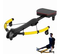 Équipement de Fitness Portable pour la Maison, entraînement à résistance réglable avec Affichage numérique, Appareil d'entraînement Complet Unisexe, Rangement Facile Yellow