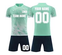 Équipement de Foot Personnalisé, Maillot et Short sur Mesure pour Enfants et Adultes avec Nom et Numéro en Cadeau d'Équipe