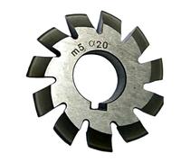 équipement de fraisage 1 lame circulaire, module 5 PA20, diamètre d'alésage 32, fraise à engrenages en développante de cercle, type M5, matériau antifriction(8)