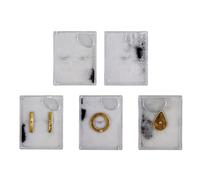 Équipement de laboratoire de physique avec 5 planches de verre pour visualiser les lignes de champ électrique et la direction des vecteurs dans des expériences Démonstrateur de ligne de champ