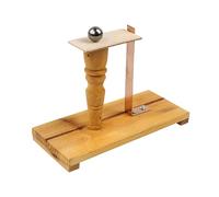 Équipement de laboratoire de physique éducatif avec base en bois - Dispositif de démonstration d'inertie avec ressort à haute élasticité - Aide à l'enseignement physique en bois