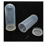 Équipement de laboratoire Tube à centrifuger 120 ml, tube à essai en plastique à fond rond, tube EP avec couvercle à pression, diamètre 43 mm, hauteur 116 mm, lot de 30.