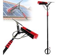 Équipement de Lavage de vitres télescopique, réglage de l'angle à 180°,for Le Nettoyage des vitres de la Maison, kit de Nettoyage des Panneaux solaires des Voitures(18FT)