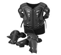 Équipement De Moto Tout-Terrain pour - Combinaison De Protection pour Moto pour Jeunes, Ensemble D'armure D'équitation , Protection De Poitrine Respirante, Tenue De Garde De Sécurité |