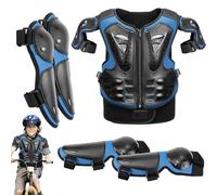 Équipement de moto tout-terrain pour ,équipement de moto pour ,Accessoires de vélo tout-terrain, 5 pièces, protection de poitrine pour jeunes, équipement de Motocross pour - Équipement d'équitation Di