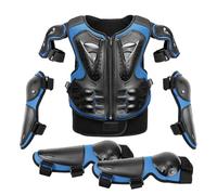 Équipement de moto tout-terrain pour ,équipement de moto pour , Accessoires de vélo tout-terrain pour , équipement de Motocross, protection de poitrine pour jeunes, 5 pièces, Équipement d'équitation D