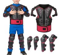Équipement de Moto Tout Terrain pour - Légèreté et Absorption des Chocs | Protection Tronc Jeunes Motocross | pour Garçons et Filles, Cyclisme, Roller, Trottinette,