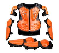 Équipement de motocross pour jeunes, protection de poitrine pour | Protecteur de poitrine de moto - Combinaison de Protection d'équitation avec genouillère, coude, bras, épaule, Protection du corps de