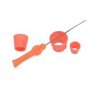 Équipement de pêche à la ligne pratique avec cônes de granulés de tailles multiples et aiguille droite pour une meilleure présentation des appâts