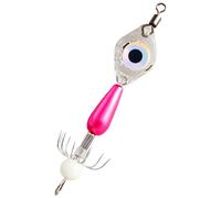 Équipement de pêche en eau salée : gabarit de calamar brillant, accessoires de pêche au calmar, lampe d'attraction pour poissons pieuvres, lampe LED de 8 générations, pêche avec hameçon calama