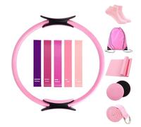 Équipement de Pilates - Accessoires d'exercice de Yoga Portables 12 Pièces | Kit d'Entraînement de Pilates à Domicile - pour Femmes Famille Amis Fitness en Intérieur Exercice Quotidien Yoga