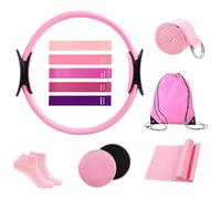 Équipement de Pilates - Accessoires d'exercice de Yoga Portables 12 Pièces | Kit d'Entraînement de Pilates à Domicile | pour Femmes Famille Amis Fitness en Intérieur Exercice Quotidien Yoga