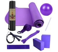 Équipement De Pilates - Latex, Kit Pilates, Boost Energy & Diveness | Ensemble De Fitness À La Maison De Yoga, Ensembles De Barreaux De Réformateur Pilatess, Exercice De Bâton Pilatess Ensem