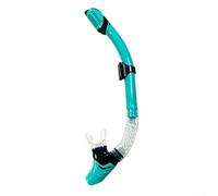 Équipement de plongée avec tuba étanche pour adulte avec tuyau flexible et valve unidirectionnelle pour respirer sous l'eau (tout noir)