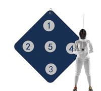 Équipement de pratique de clôture | Équipement auxiliaire de jeu Fenciing Auxiiliary Practiice Engrenages muraux Outils de maison Jeux d'équipement avec cinq Bulls-Eye pour enfant