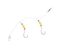 Équipement De Pré-assemblé Pour Eau Salée - Ensemble Complet Avec Hameçon 2/0#, Flottant & Anneau O | Résistance 13.6 Kg, Pour Carangide, Lutian & A Riva