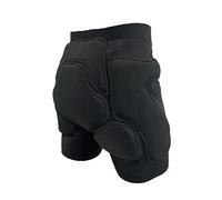 Équipement de protection des hanches - Short de compression pour patin - Protection des fesses - Sous-vêtement de protection des hanches - Noir - Taille S