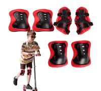 Équipement de protection pour patins à roulettes, coudières, genoux et poignets pour filles - Genouillères, coudières, protège-poignets pour garçons et filles de 3 à 12 ans