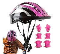 Équipement de protection pour skateboard, protections sportives pour tout-petits, casque résistant aux chocs avec coudières et genouillères pour skateboard, skate, ski, snowboard de 3 à 10 ans