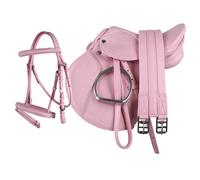 Equipement de selle complet QHP Rose Poney