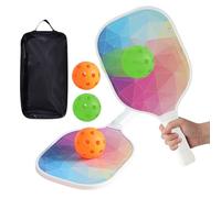 Équipement de sport pour athlètes, joueurs, arrière-cour, hommes, voyages, gym, école, femme, en plein air, fête de justice, boule de , pagaie portable, 2 pièces, balle de à