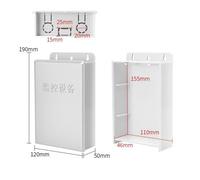 Équipement de surveillance boîte étanche extérieure boîte d'alimentation boîtier électrique boîtier en plastique ABS boîte de fil de jonction scellée étanche - Type 190x120x50mm