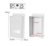 Équipement de surveillance boîte étanche extérieure boîte d'alimentation boîtier électrique boîtier en plastique ABS boîte de fil de jonction scellée étanche - Type 190x115x45mm