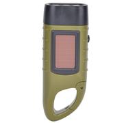 Équipement de survie compatible avec les sports de plein air, lampe torche dynamo : lampe torche solaire à manivelle, petite et pratique, la