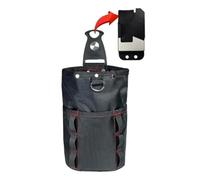 Équipement de taille flexible et solide avec crochet à ressort et clip amovible pour la construction, la menuiserie, porte-outils solide