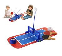Équipement De Tennis De Table | Ensemble De Pagaie De Tennis De Table Portable | Parent Child Interaction Interactive Funny Toy For Home School Travel Hand-Eye Coordination Kids Home Time Boy Développ