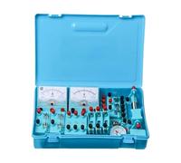 Équipement de test physique et électrique Expérience de connexion de circuit Kit pédagogique d'expérimentation de circuit Boîte d'expérimentation électromagnétique de physique for collégiens