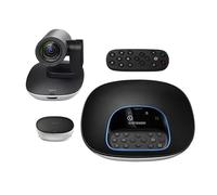 Équipement de vidéoconférence Full HD avec 4 Microphones et Haut-Parleur, idéal pour Les réunions virtuelles et Les collaborations en Ligne.