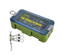 Équipement D'émerillons | 15 Pièces Équipement De Lancement À Cinq Voies Avec Boîte De Stockage - Émerillons De Bloc De Crevettes | Pour L'eau Salée, De L'eau,