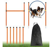 Équipement d'Entraînement d'Agility pour Chiens Jeu D'Agilité Avec Tunnel
