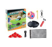 Équipement D'entraînement De Football - Football pour Jeunes, Kit De Compétences | Cordon Élastique du Ballon De, Précision De Précisions des Exercices avec Un Sac De Rangement pour Adulte FI