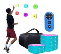 Équipement d'entraînement de vitesse - Lampe d'entraînement de réaction pour une meilleure coordination œil-main et entraînement physique, parfaite pour le basket-ball, le football et la pratique de