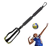 Équipement d'entraînement de volley-ball - entraîneur d'attaque de volleyball réglable | pour l'entraînement mains libres pour le ramassage, le saut de service, l'équipement de sport en solo pour