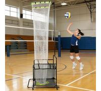 Équipement d'entraînement de volleyball avec angles et hauteurs réglables pour servir, piquer et s'entraîner