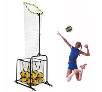 Équipement d'entraînement de volleyball réglable avec sac de rangement pour la pratique en plein air
