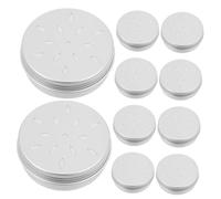 Équipement d'entraînement des odeurs - 60 ml - Lot de 10 boîtes de parfum en aluminium - Pour chiens et chiots de taille moyenne et grande pour la maison, le jardin, les compétitions, les exercices