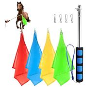 Équipement d'entraînement pour chevaux avec mât télescopique léger 4 pièces